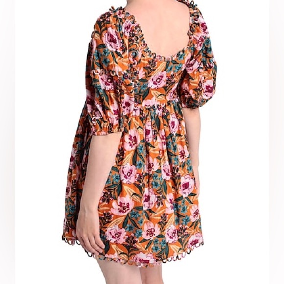 TopShop Mini Floral Dress - Picture 10 of 11